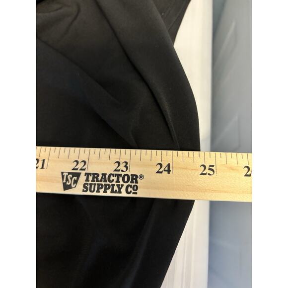 Lane Bryant Black Cowl Neck Cap Sleeve EUC 18/20 - Picture 4 of 5